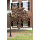 Talbot 3 Light 117.25 inch Black Outdoor Post Mounted Fixture in Clear Beveled Glass