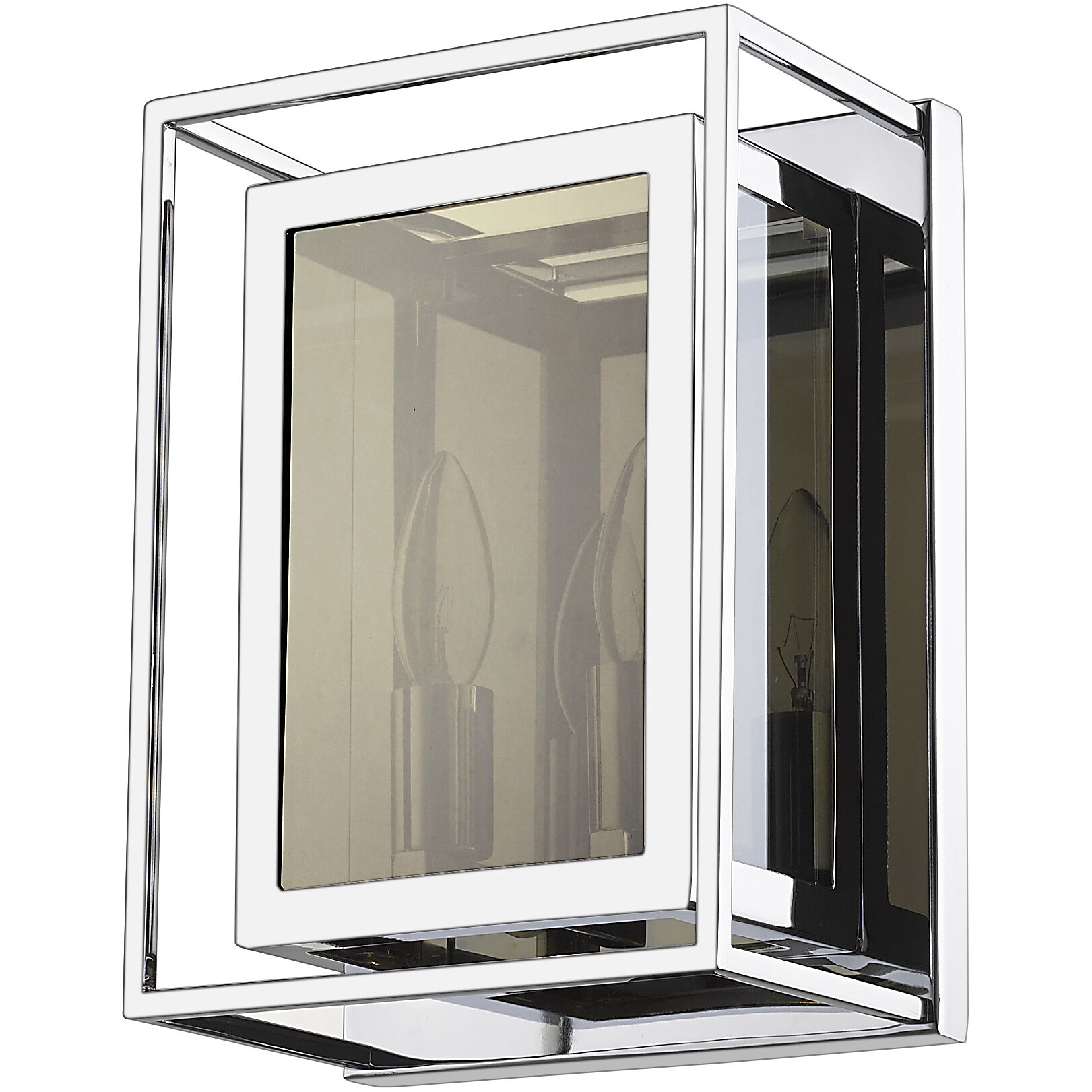 Infinity 2 Light 8.25 inch Chrome Wall Sconce Wall Light