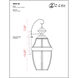 Westover 2 Light 20.25 inch Black Outdoor Wall Light