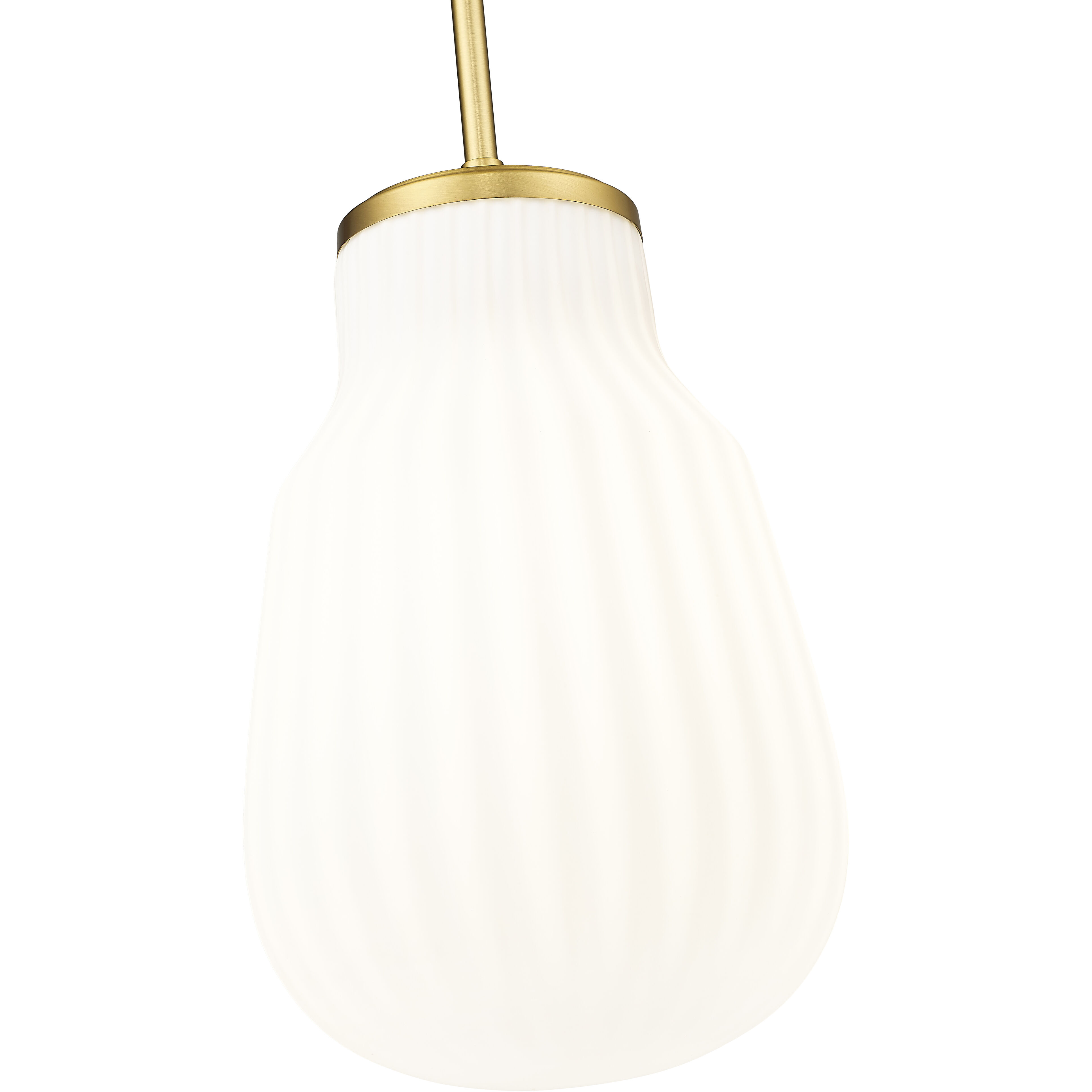 Newbury 1 Light 8 inch Modern Gold Pendant Ceiling Light