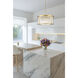 Carnaby 6 Light 24.25 inch Modern Gold Chandelier Ceiling Light