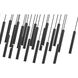 Forest Linear Chandelier Ceiling Light in Matte Black