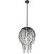 Gabriella 6 Light 18 inch Matte Black Pendant Ceiling Light