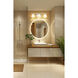 Naya 3 Light 24 inch Chrome Bath Vanity Light Wall Light