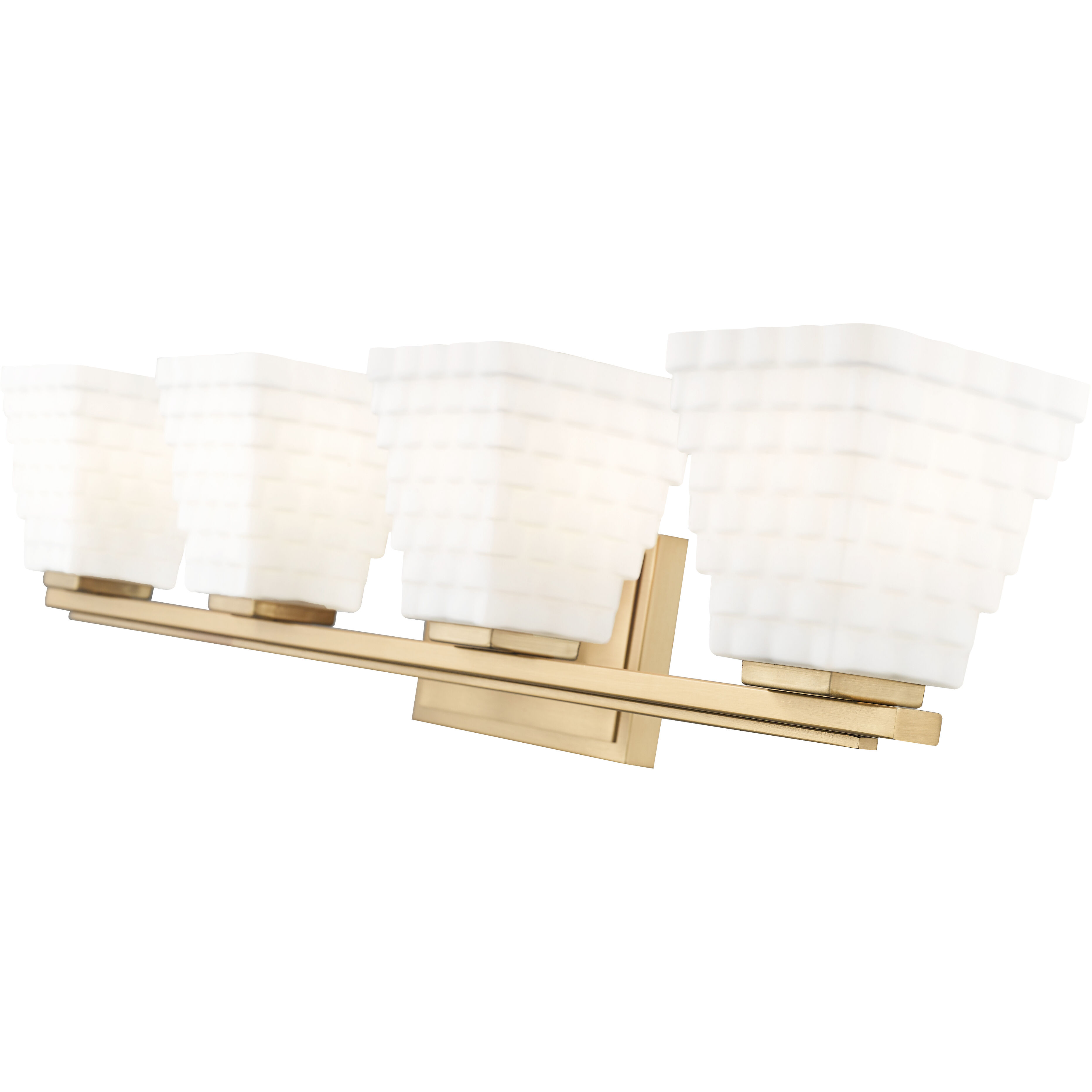 Annalise 4 Light 32 inch Modern Gold Vanity Wall Light