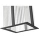Fortis 2 Light 23.5 inch Sand Black Outdoor Wall Light