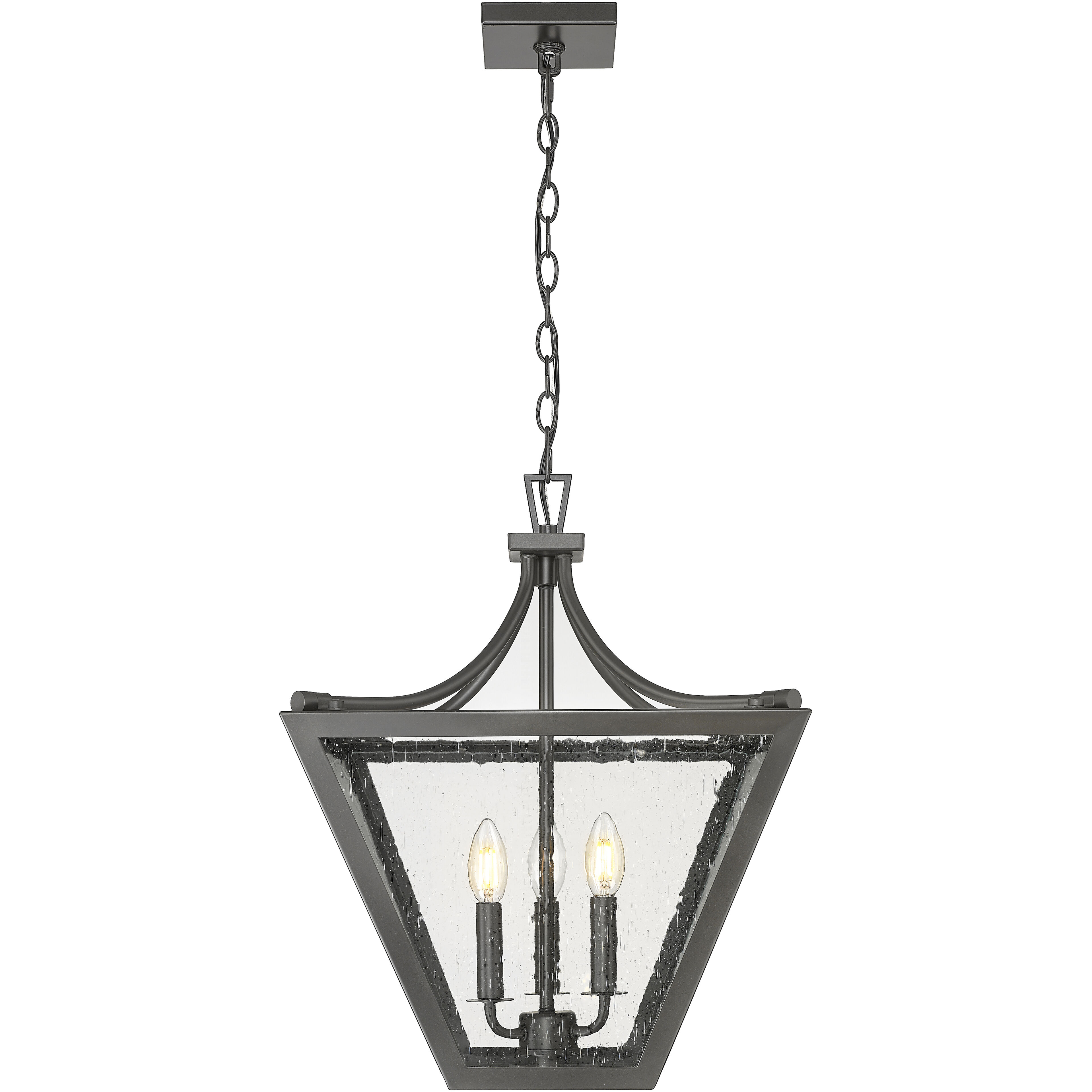 Montalcino 3 Light 16 inch Iron Ore Chandelier Ceiling Light