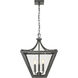Montalcino 3 Light 16 inch Iron Ore Chandelier Ceiling Light