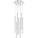 Forest LED 16 inch Chrome Chandelier Ceiling Light