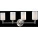 Cannondale 4 Light 31 inch Brushed Nickel Vanity Wall Light