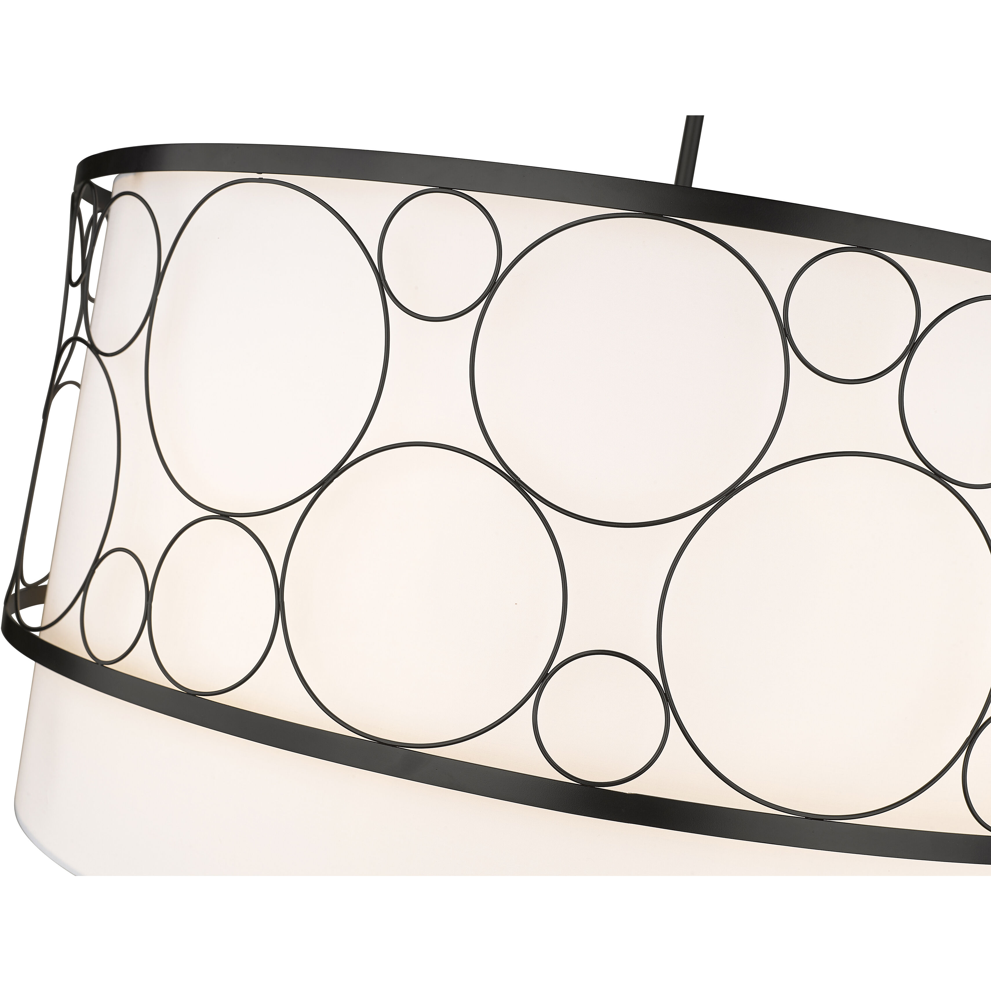 Kendall 5 Light 32 inch Matte Black Chandelier Ceiling Light