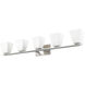 Annalise 5 Light 42 inch Brushed Nickel Vanity Wall Light