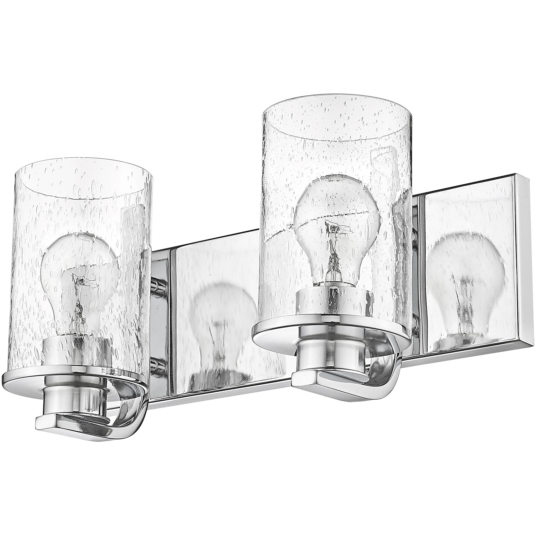 Beckett 2 Light 16 inch Chrome Vanity Wall Light