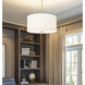 Linden LED 18 inch Modern Gold Pendant Ceiling Light