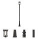 Jordan 1 Light 111.5 inch Oil Rubbed Bronze Outdoor Post Mounted Fixture