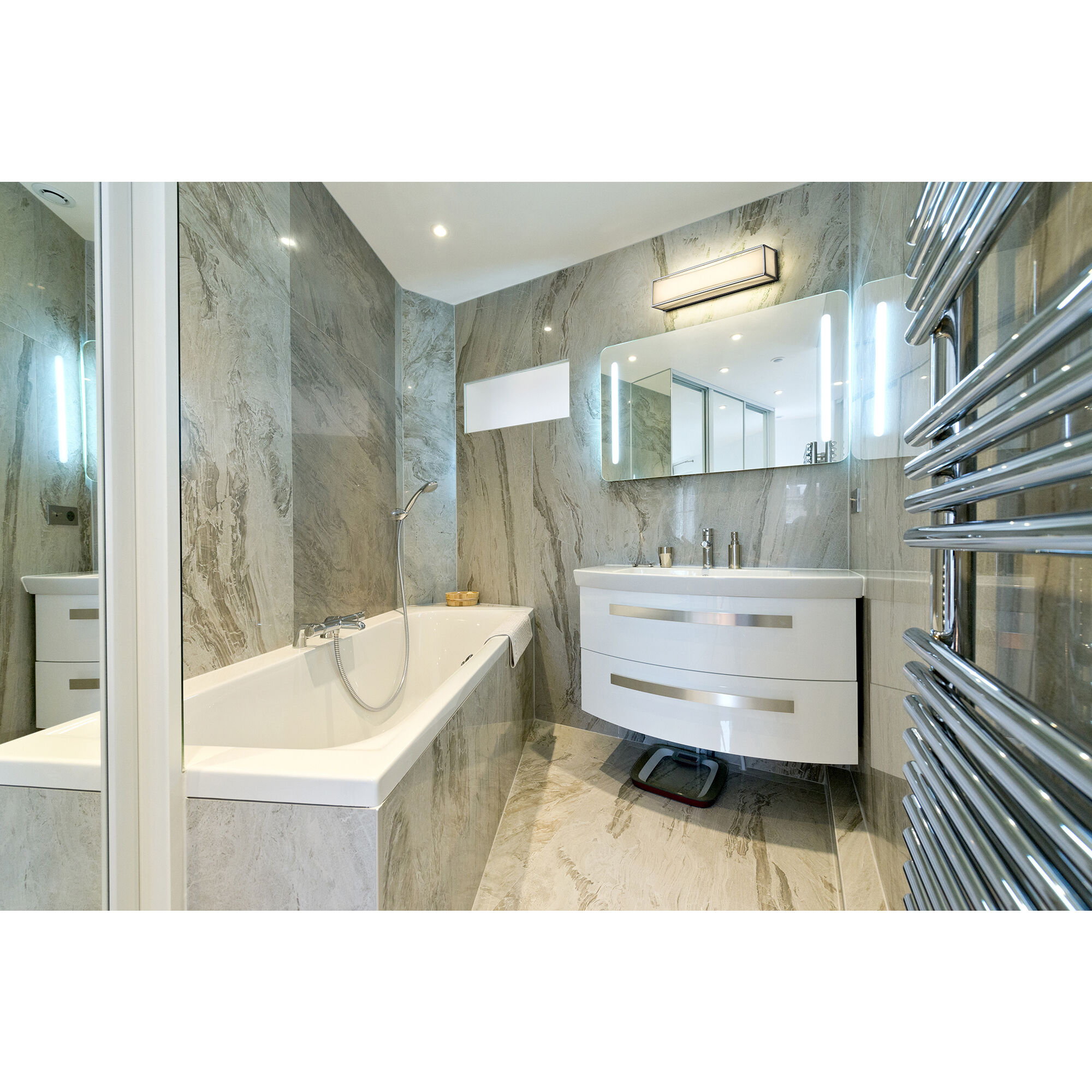 Baden LED 24 inch Chrome Vanity Wall Light