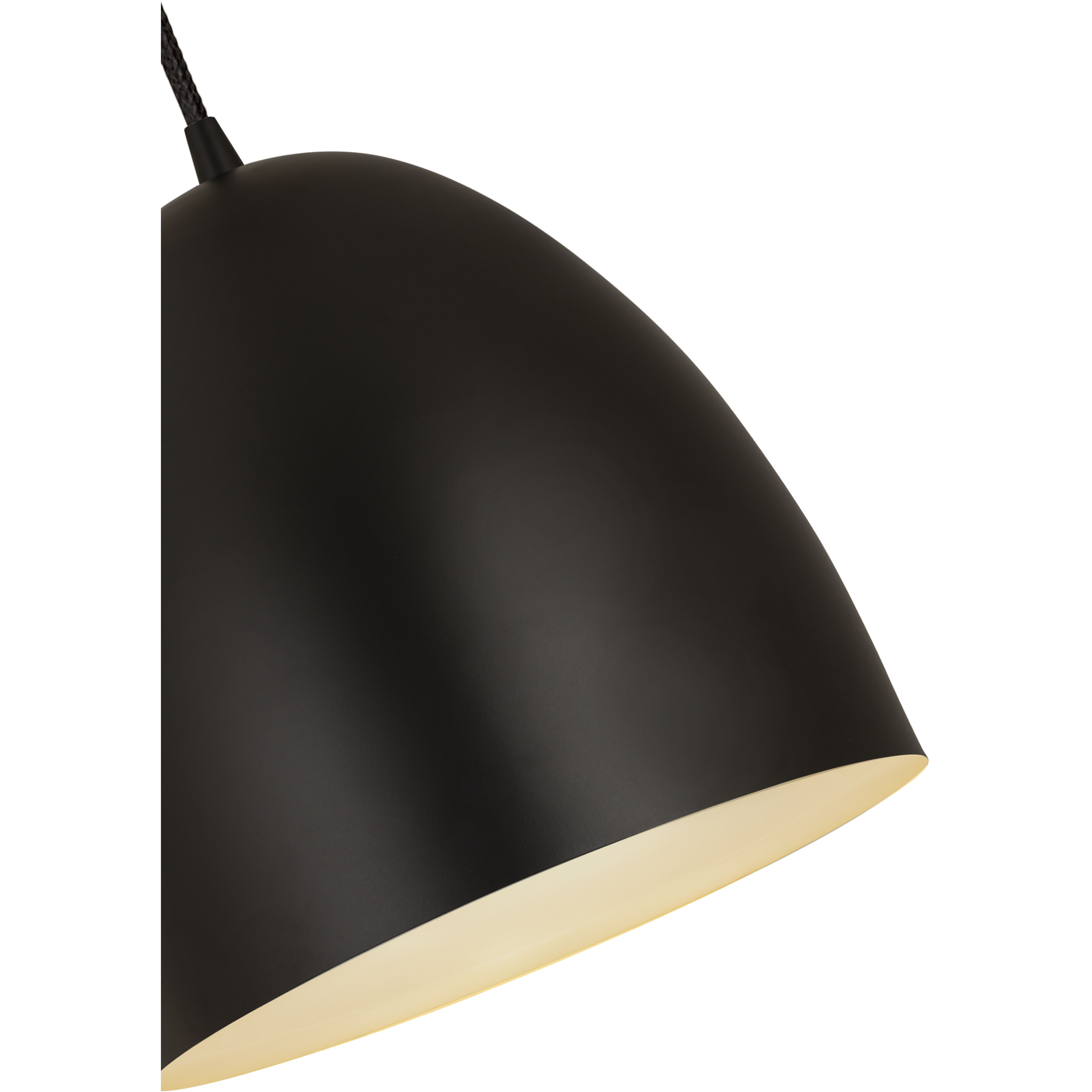 Z-Lite 6012P9-SBK Z-Studio 1 Light 9.5 inch Satin Black