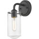 Delaney 1 Light 5 inch Matte Black Wall Sconce Wall Light