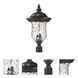 Armstrong 2 Light 21 inch Bronze Outdoor Post Mount Fixture