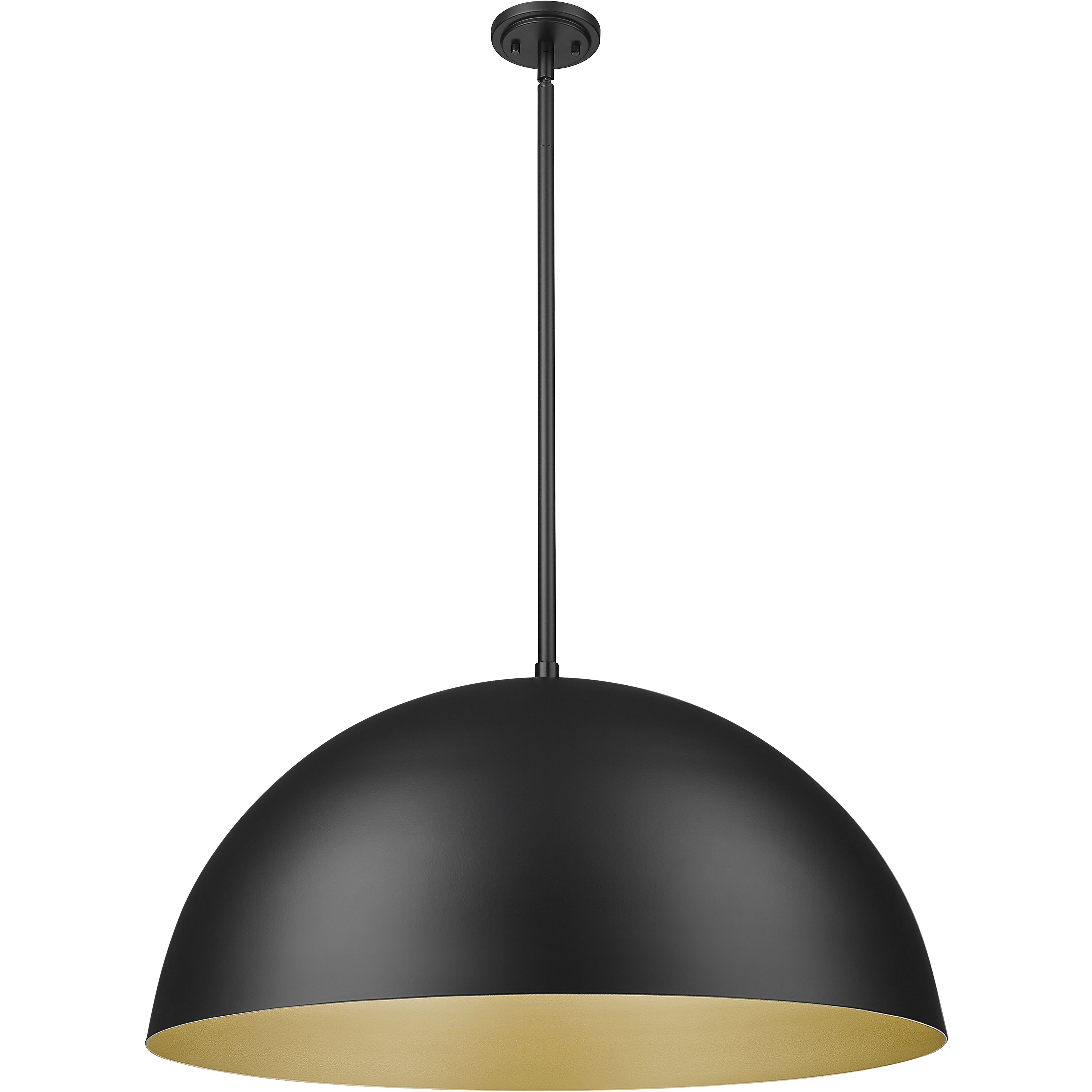 Vega Pendant Ceiling Light in Matte Black