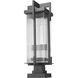 Fortis 2 Light 27.75 inch Sand Black Outdoor Pier Mounted Fixture