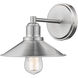 Casa 1 Light 9.5 inch Brushed Nickel Vanity Wall Light in Brushed Nickel Steel