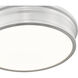 Bentley LED 20 inch Brushed Nickel Flush Mount Ceiling Light