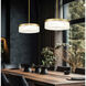 Renaud Pendant Ceiling Light in Modern Gold