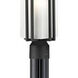 Abbey 1 Light 111 inch Black Outdoor Post Mounted Fixture