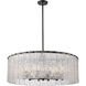 Glacier 12 Light 32.5 inch Matte Black Chandelier Ceiling Light