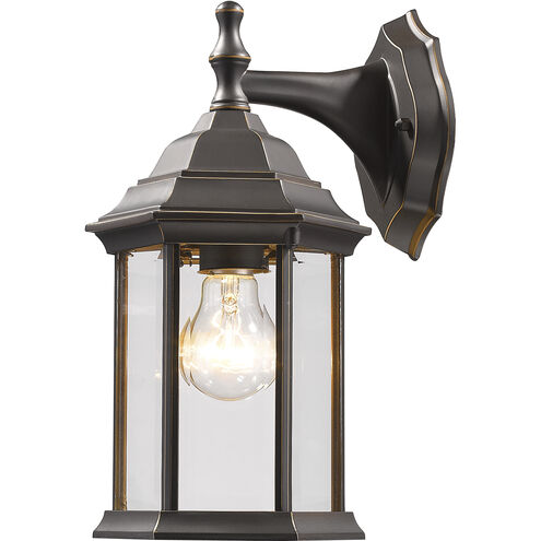 Waterdown 1 Light 11.75 inch Oil Rubbed Bronze Outdoor Wall Light