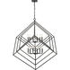 Euclid 12 Light 47.5 inch Matte Black Chandelier Ceiling Light