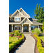 Seoul 3 Light 12 inch Black Outdoor Flush Mount