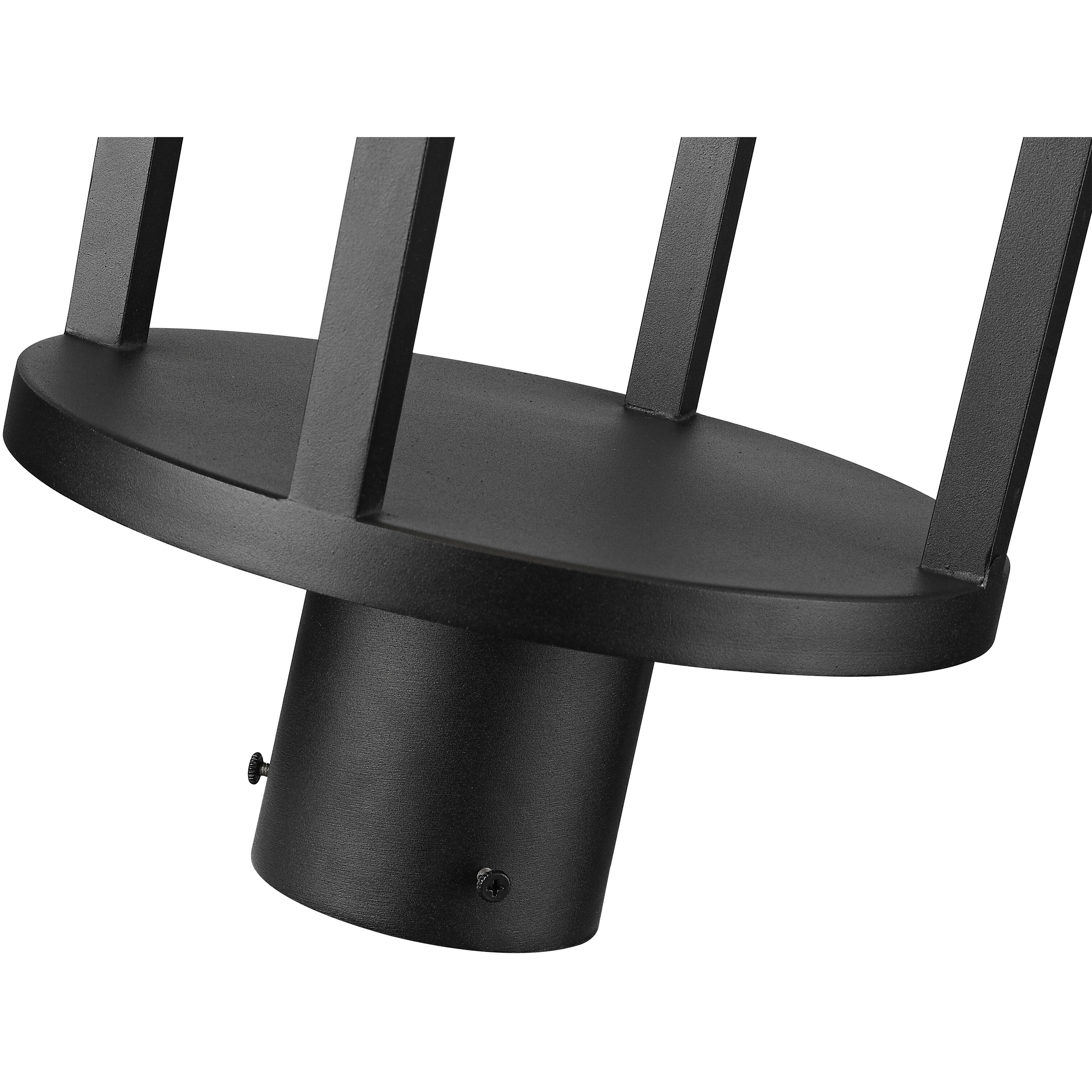 Luca LED 27.75 inch Black Outdoor Post Mount Fixture