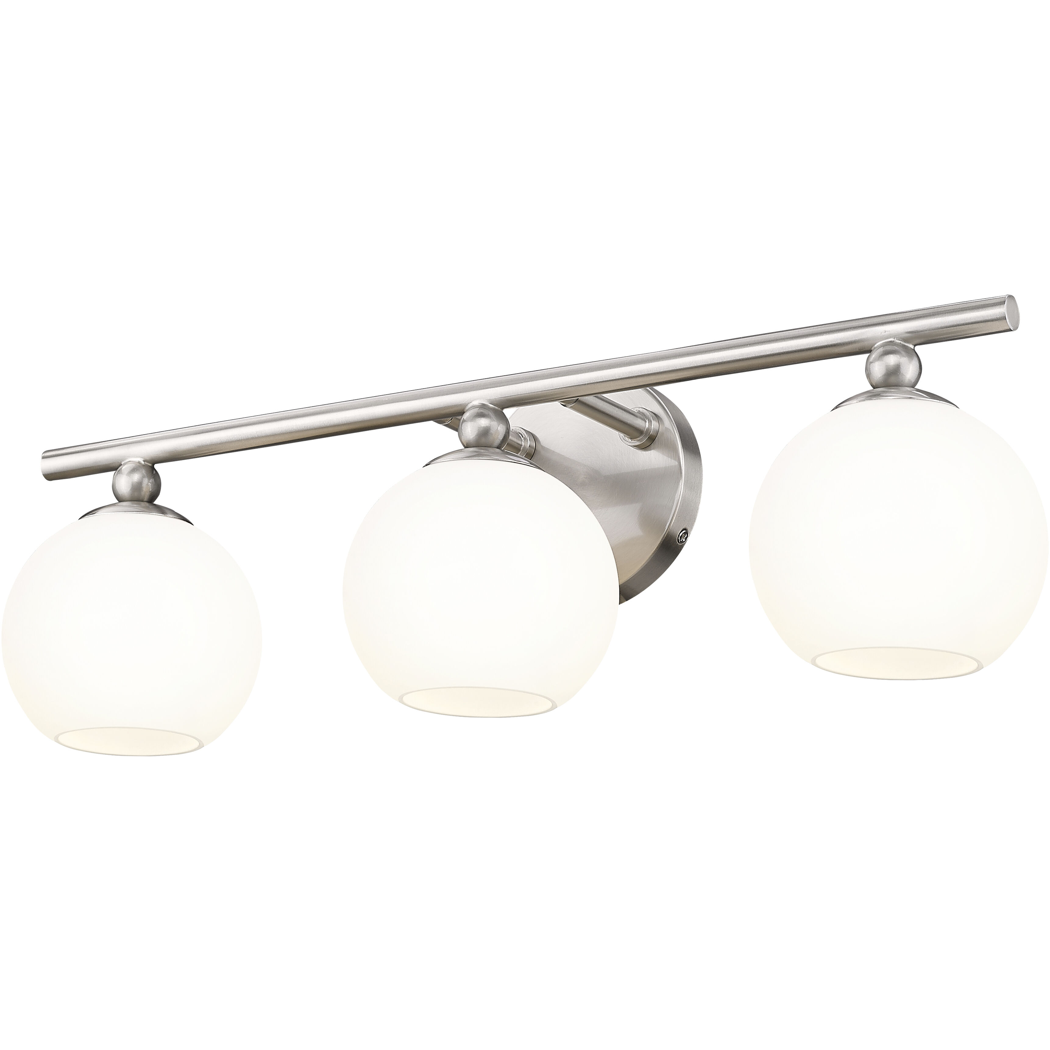 Neoma 3 Light 21.75 inch Brushed Nickel Vanity Wall Light