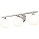Neoma 3 Light 21.75 inch Brushed Nickel Vanity Wall Light