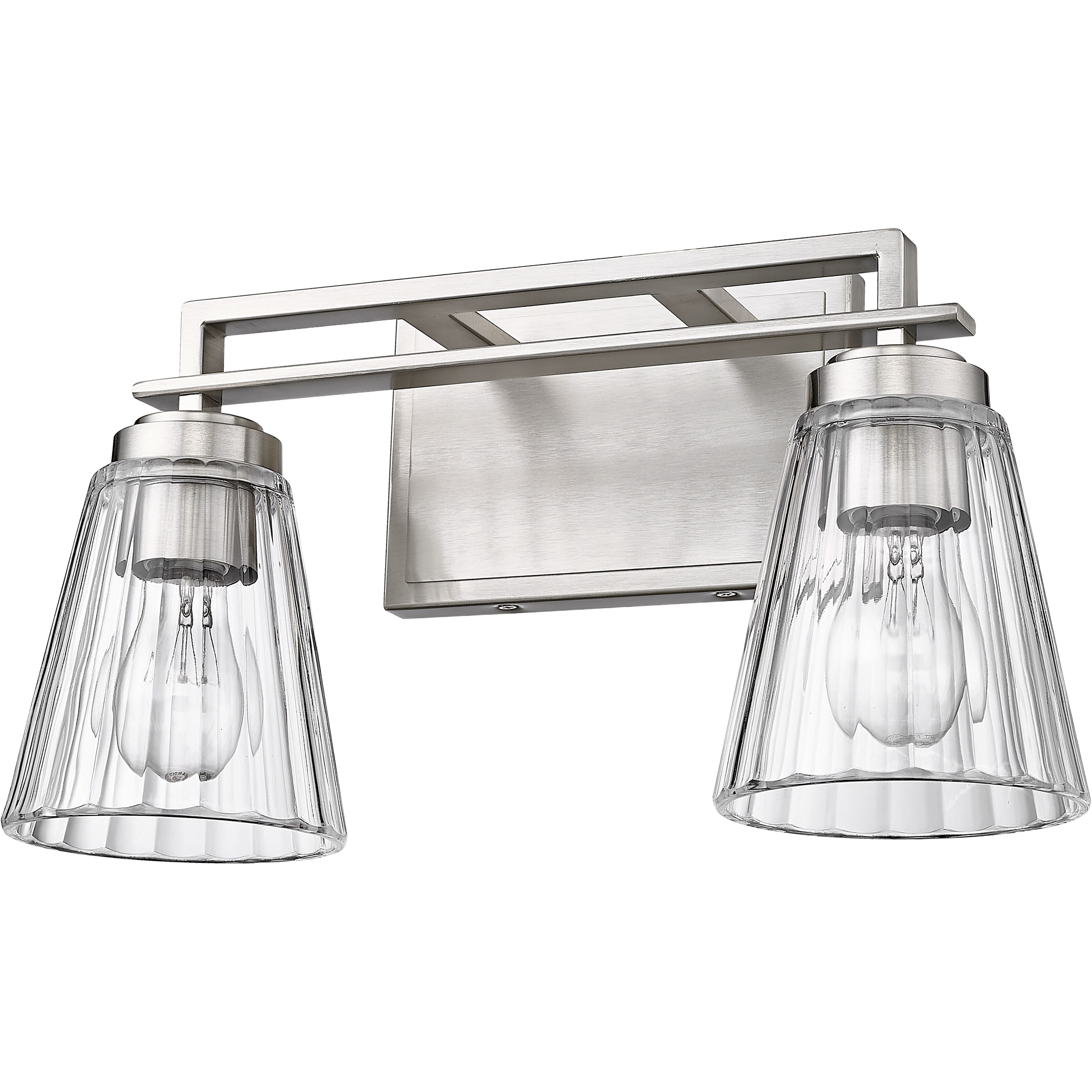 Lyna 2 Light 16 inch Brushed Nickel Vanity Wall Light