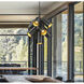 Lumina 9 Light 17 inch Matte Black Chandelier Ceiling Light