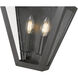 Montalcino 2 Light 10 inch Iron Ore Wall Sconce Wall Light