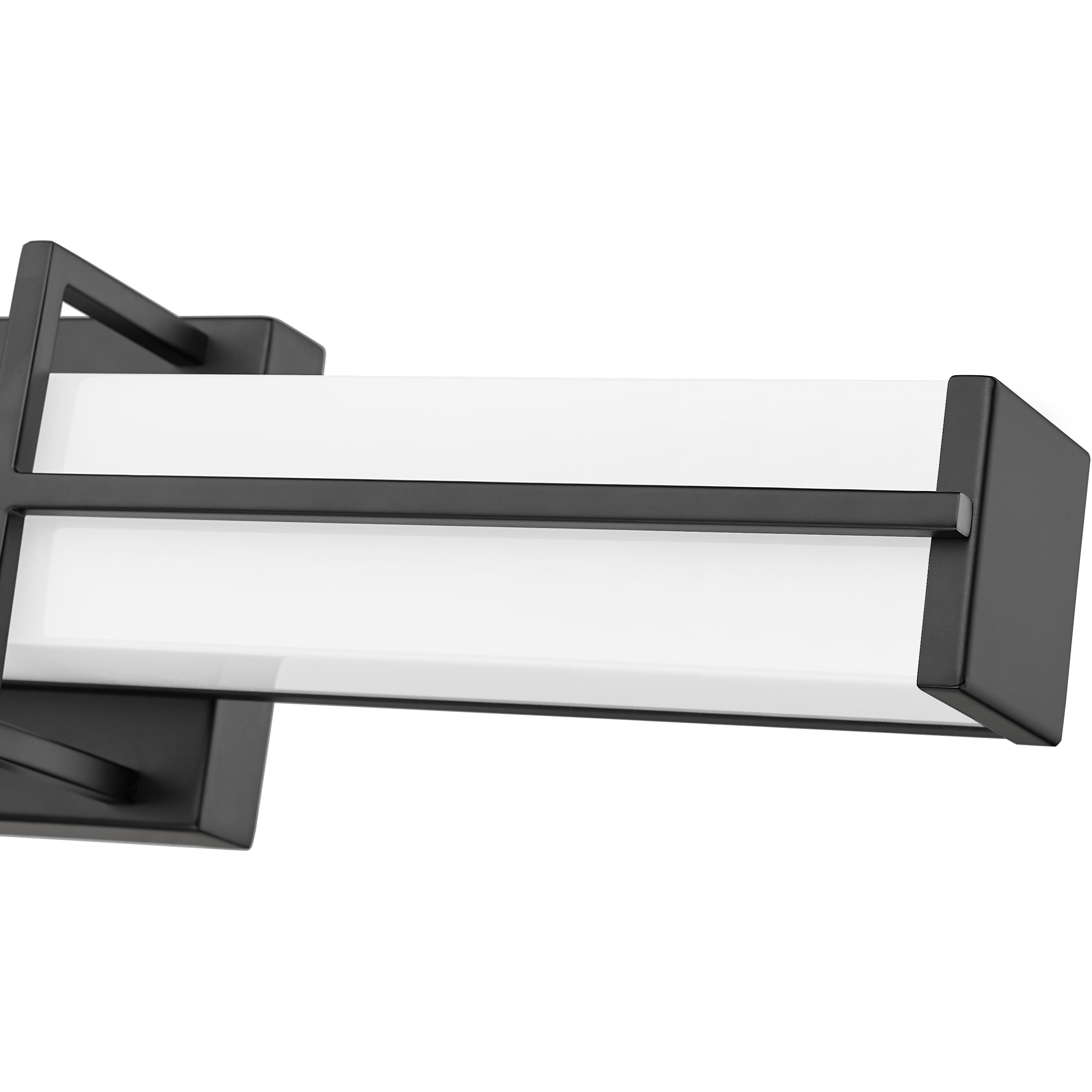 Harrison LED 25 inch Matte Black Vanity Wall Light