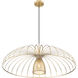 Valencia 1 Light 35 inch Modern Gold Pendant Ceiling Light