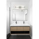 Harrison LED 25 inch Matte Black Vanity Wall Light