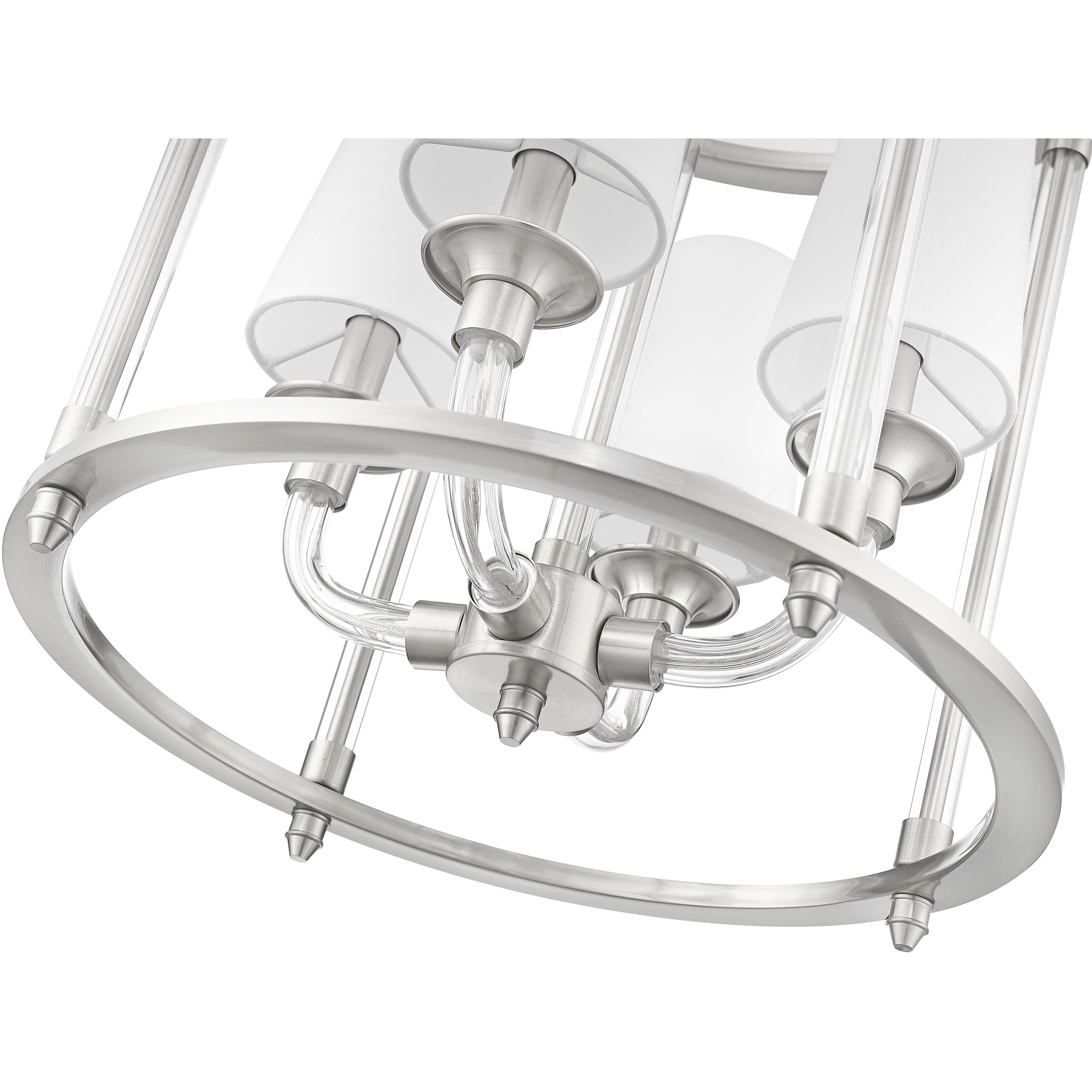 Katerina 4 Light 16 inch Brushed Nickel Chandelier Ceiling Light