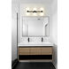 Artemis 6 Light 25 inch Matte Black Vanity Wall Light