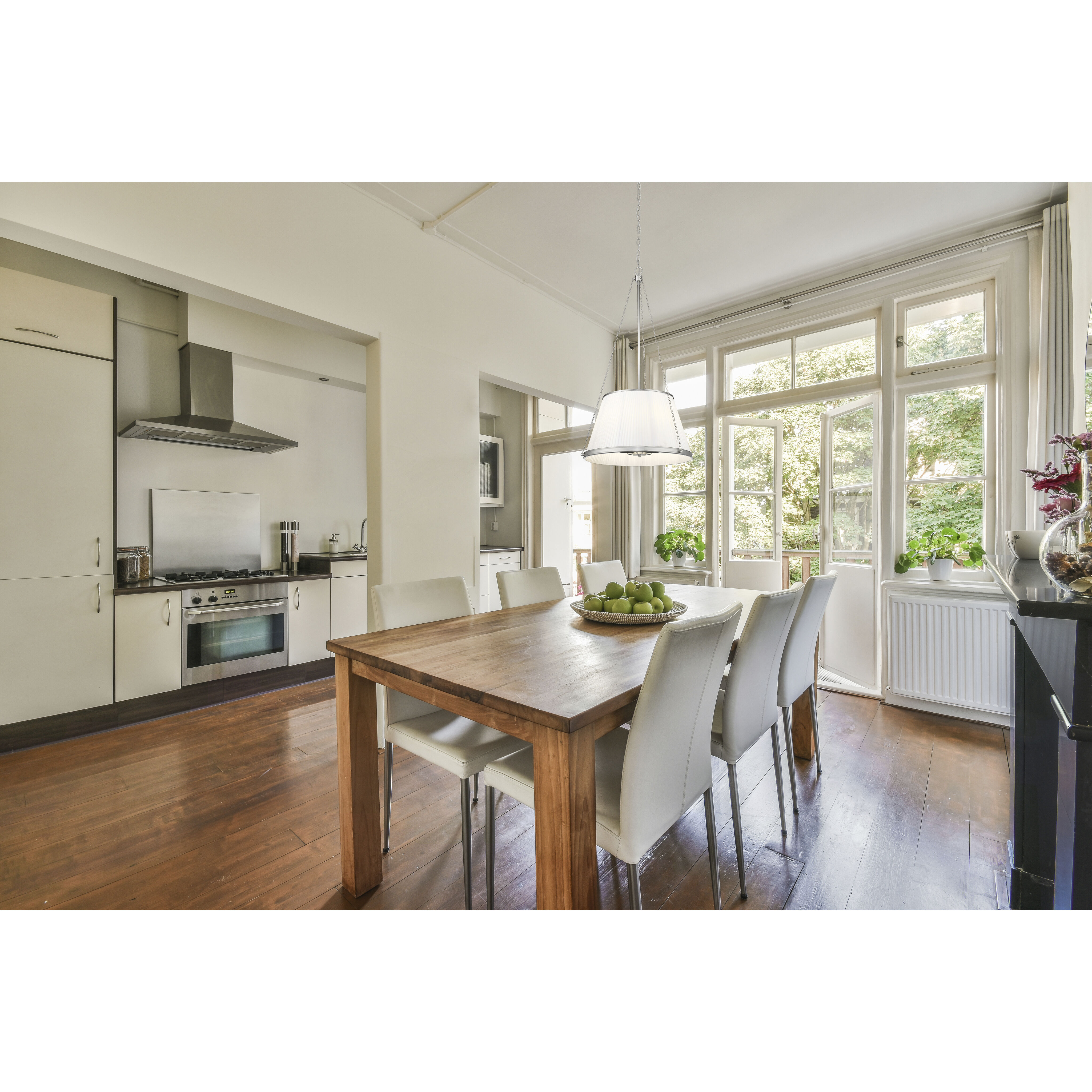 Madeline 6 Light 24 inch Brushed Nickel Pendant Ceiling Light