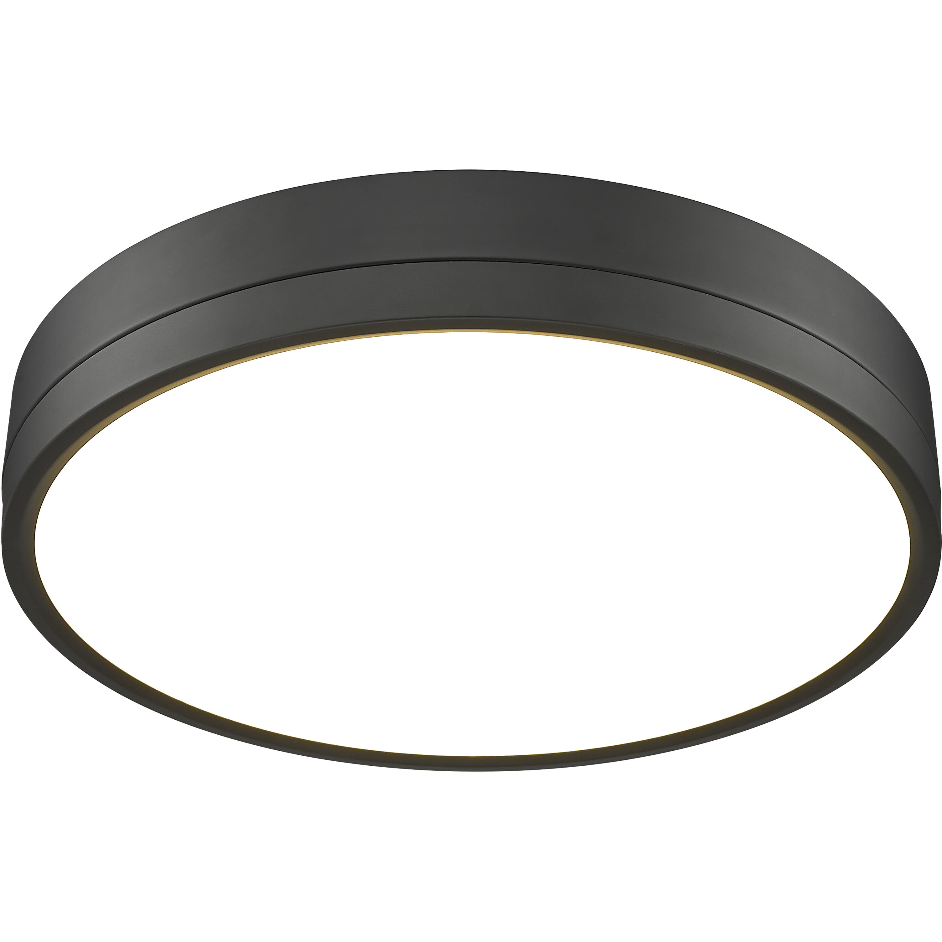 Algar LED 16 inch Matte Black Flush Mount Ceiling Light
