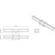 Harrison LED 25 inch Matte Black Vanity Wall Light