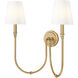 Jisele 2 Light 20.00 inch Wall Sconce