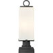 Sana 2 Light 22 inch Black Outdoor Pier Mounted Fixture
