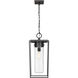 Sheridan 1 Light 10 inch Black Outdoor Chain Mount Ceiling Fixture